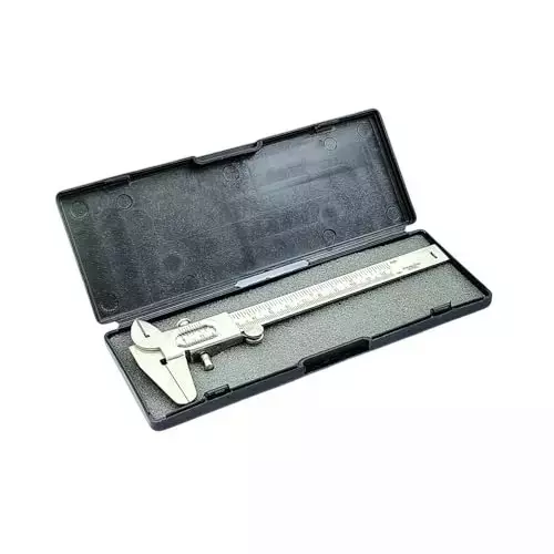 Buyohlic International Non Digital Vernier Caliper with Stainless Steel Body Metric (mm) and Imperial (inch) Measuring System 0-125 mm Range and 0.02 mm Resolution, ZO-AN7N-D9DA (Pack of 3)