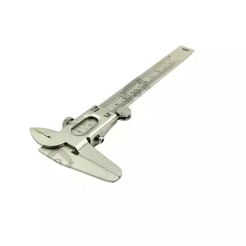Buyohlic International Non Digital Vernier Caliper with Stainless Steel Body Metric (mm) and Imperial (inch) Measuring System 0-125 mm Range and 0.02 mm Resolution, ZO-AN7N-D9DA (Pack of 3)