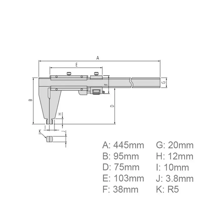 mitutoyo-vernier-caliper-0-300-mm-range-nib-style-jaw-003-mm-accuracy-160-124