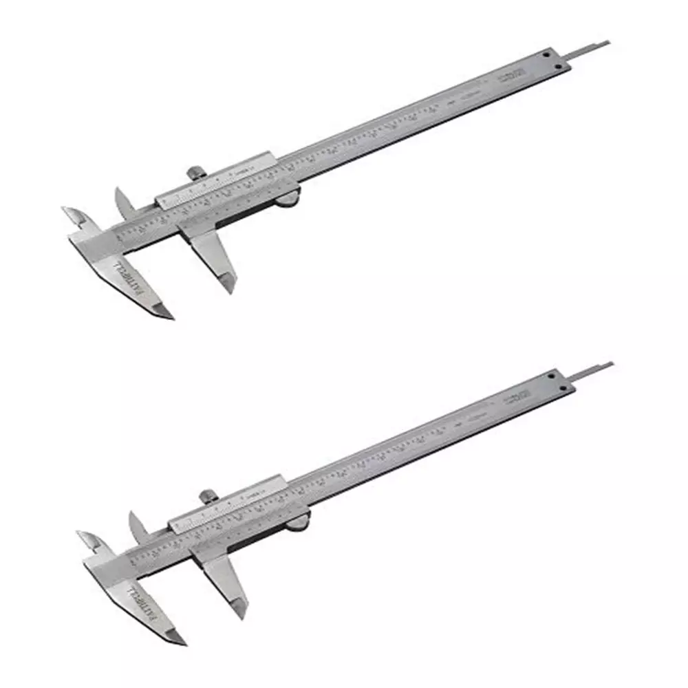 Kizer Vernier Caliper Stainless Steel Range 0-150 mm, KZ-226 (Pack of 2)