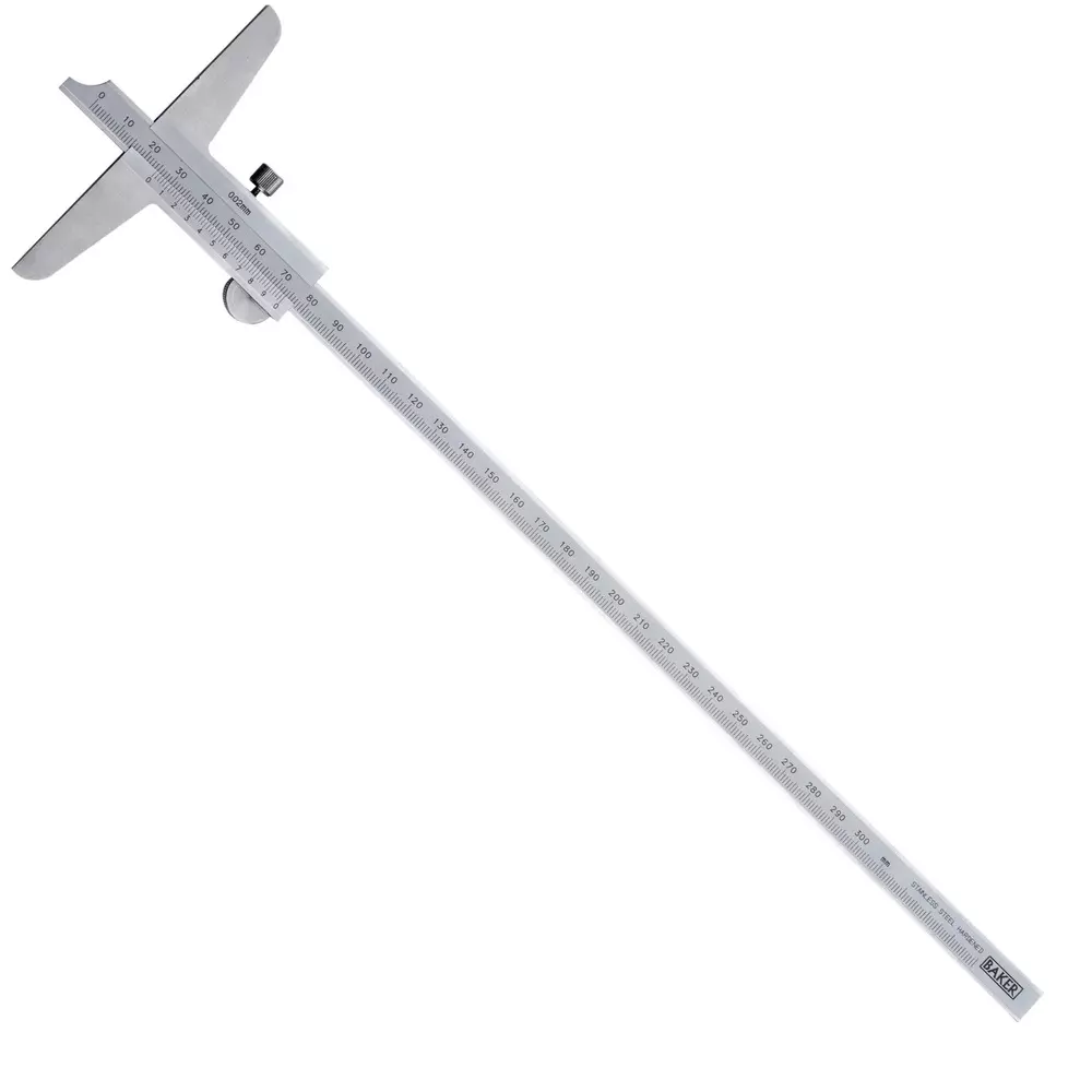 Baker Vernier Depth Caliper 0-300 mm Range, VDC30