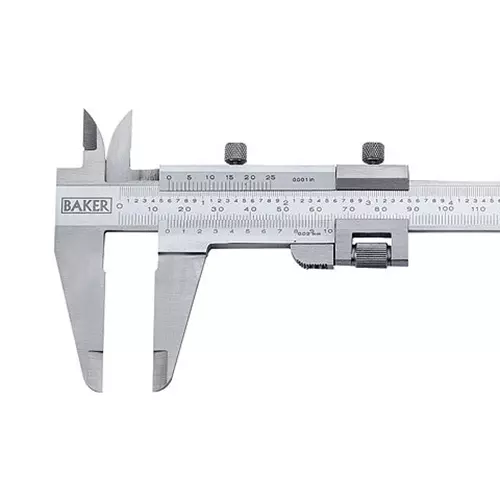 Baker Vernier Caliper with Fine Adjustment 0-1500 mm Range, VCF150