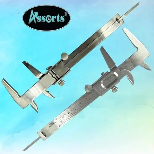 Assorts Non-Digital Vernier Caliper Stainless Steel 125 mm (5 Inch)