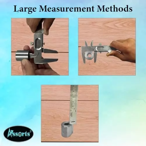 Assorts Non-Digital Vernier Caliper Stainless Steel 125 mm (5 Inch)