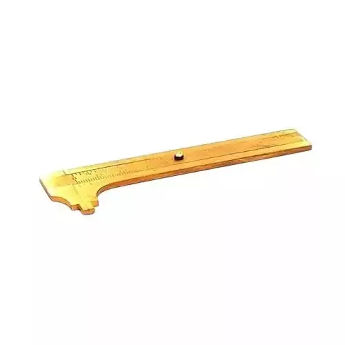 Buyohlic International Mini Pocket Size Vernier Caliper with Brass Body 0-100 mm Range and 0.02 mm Resolution, 80-E95W-W40D (Pack of 3)