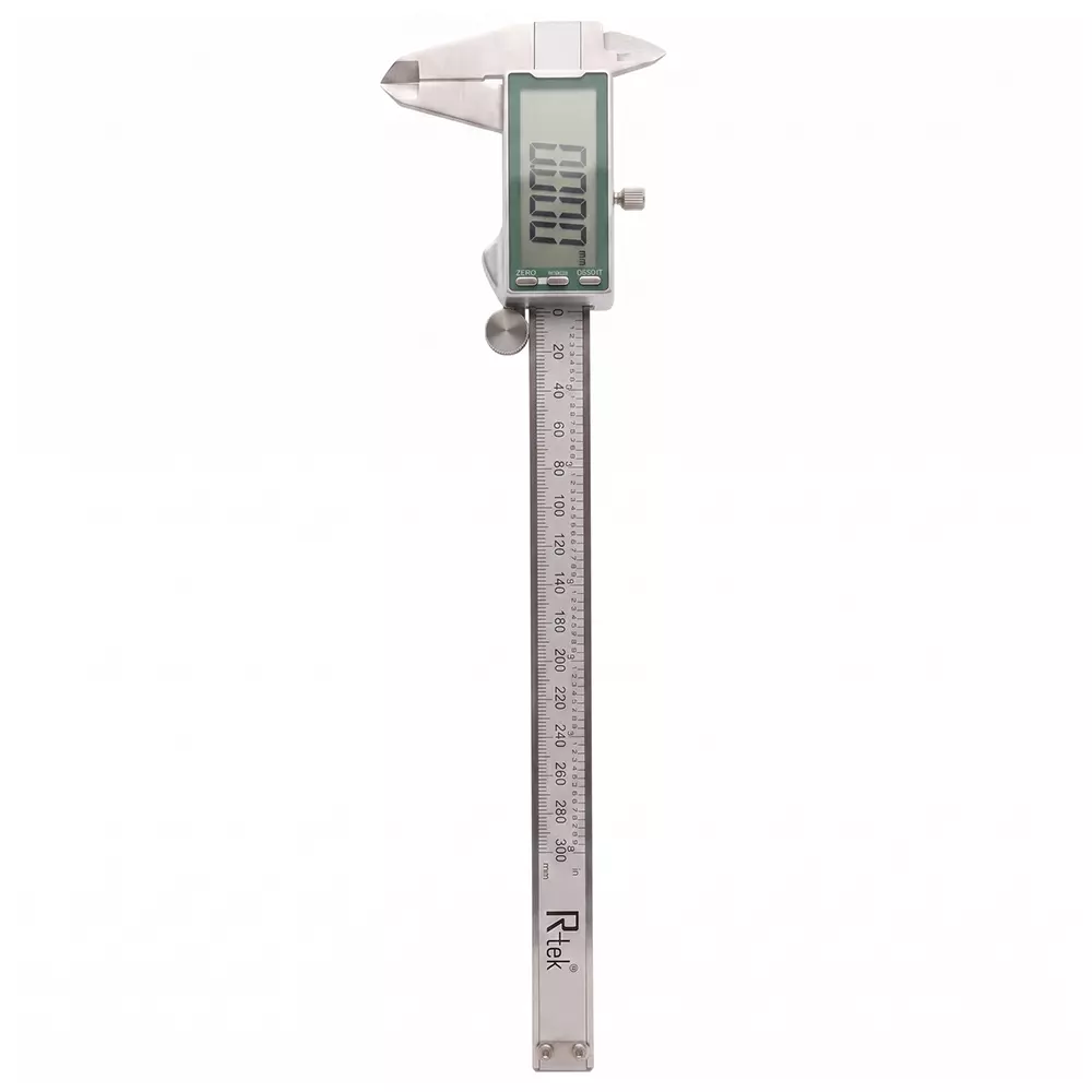 R-Tek Digital Vernier Caliper (Full Stainless Steel Big Display) 0-300 mm Measuring Range, RK-517