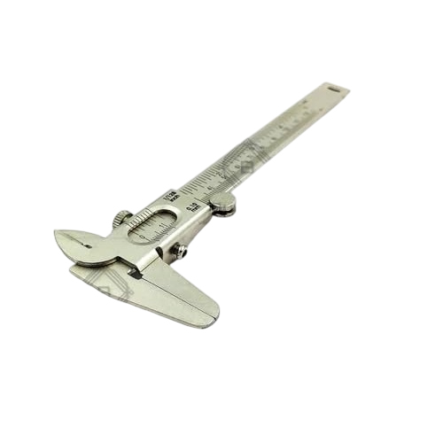 A.D INTERNATIONAL Non Digital Vernier Caliper with Stainless Steel Body Metric (mm) and Imperial (inch) Measuring System 0-125 mm Range and 0.02 mm Resolution, ZO-AN7N-D9DA