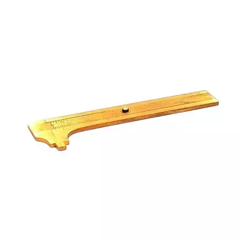 Buyohlic International Mini Pocket Size Vernier Caliper with Brass Body 0-100 mm Range and 0.02 mm Resolution, 80-E95W-W40D