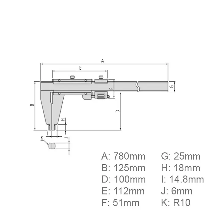 mitutoyo-vernier-caliper-0-600-mm-range-nib-style-jaw-005-mm-accuracy-160-101