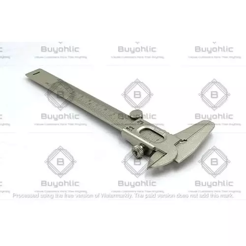 A.D INTERNATIONAL Non Digital Vernier Caliper with Stainless Steel Body Metric (mm) and Imperial (inch) Measuring System 0-125 mm Range and 0.02 mm Resolution, ZO-AN7N-D9DA (Pack of 3)