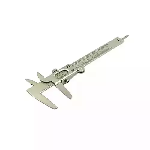 Buyohlic International Non Digital Vernier Calliper Metric & Imperial System Non Steel Plated Body with 0-150 mm Measuring Range and ±0.05 mm Accuracy, IJ-FESH-48KV (Pack of 3)