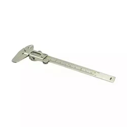 Buyohlic International Non Digital Vernier Calliper Metric & Imperial System Non Steel Plated Body with 0-150 mm Measuring Range and ±0.05 mm Accuracy, IJ-FESH-48KV (Pack of 3)