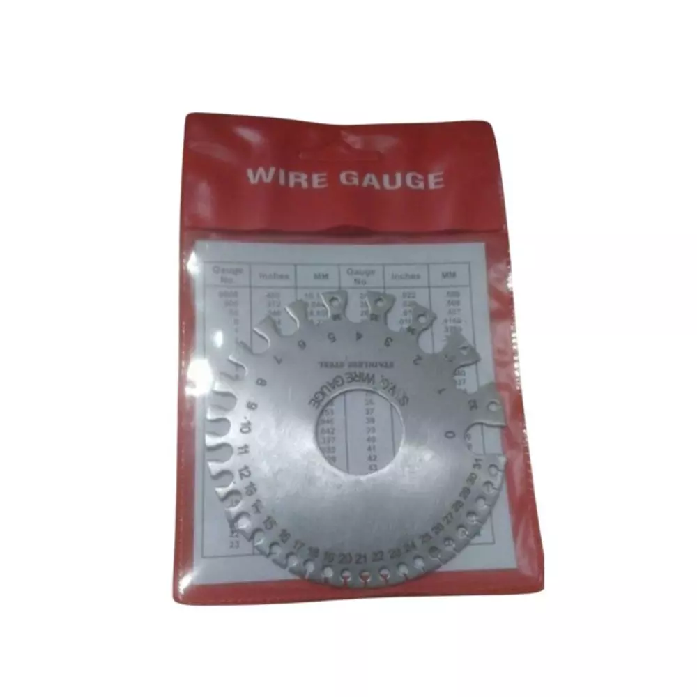 Aastha Tools Wire Gauge Front 0 to 36 SWG & Back 0.19 mm to 8.23 mm