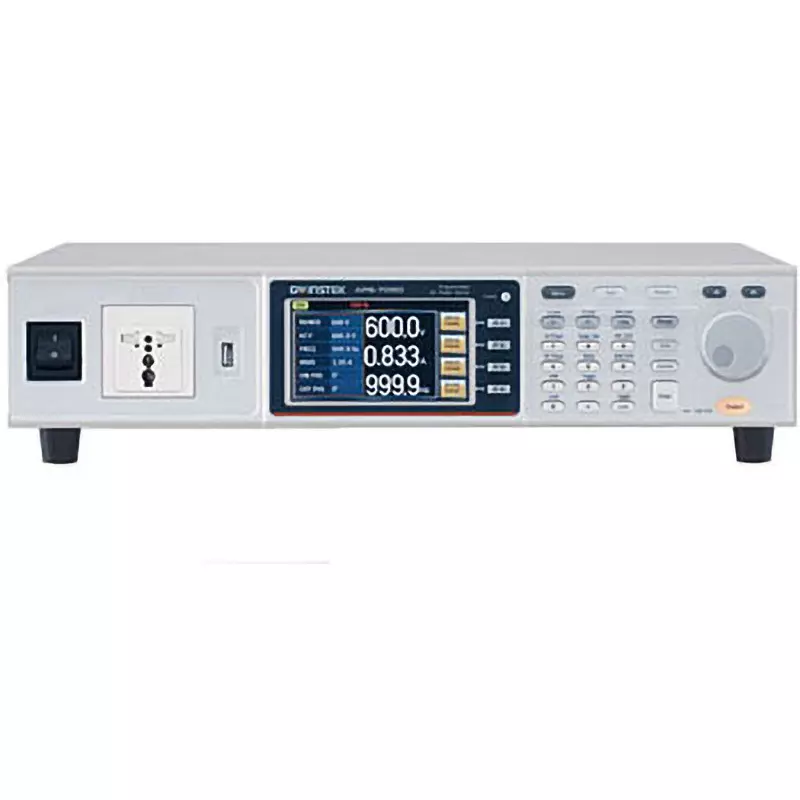 Gw Instek Ac Power Supply 2.00-70.00 mA, 60.0-350.0 mA, 0.300-3.500 A, 3.00-17.50 A, 4 ranges Measurement, APS-7100