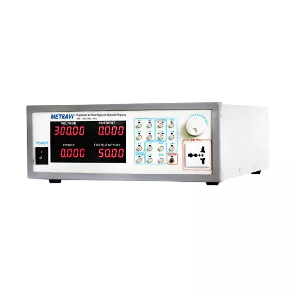 metravi-programmable-ac-power-supply-with-adjustable-frequency-capacity-350-va-aps-4002-new