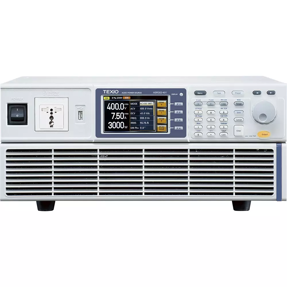 Gw Instek Ac/Dc Stabilized Power Supply 4.3 inch color LCD Display LAN, USB host, USB device, RS-232 C,, ASR302-401G