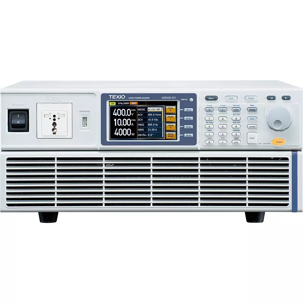 Gw Instek Ac/Dc Stabilized Power Supply 4.3 inch color LCD Display LAN, USB host, USB device, RS-232 C,, ASR402-401G
