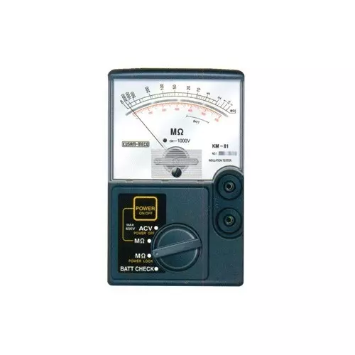 KUSAM-MECO KM 01 Analog Insulation Tester Range 0 to 50MΩ