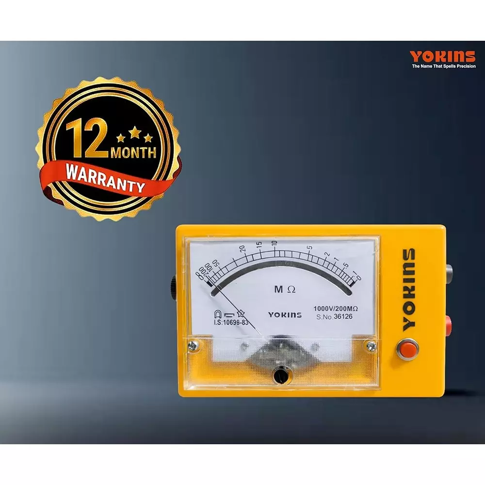 yokins-analog-insulation-tester-1000-v-dc-test-voltage-up-to-200-m-insulation-battery-operated-5-accuracy-for-industrial-electrical-maintenance-use-ba-1002