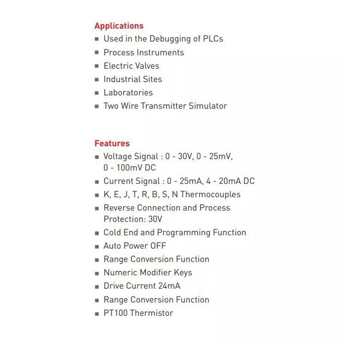 meco-multifunction-process-calibrator-with-0--25-ma-4--20-ma-dc-current-signal-and-0--30-v-0--25-mv-0--100-mv-dc-voltage-signal-333p