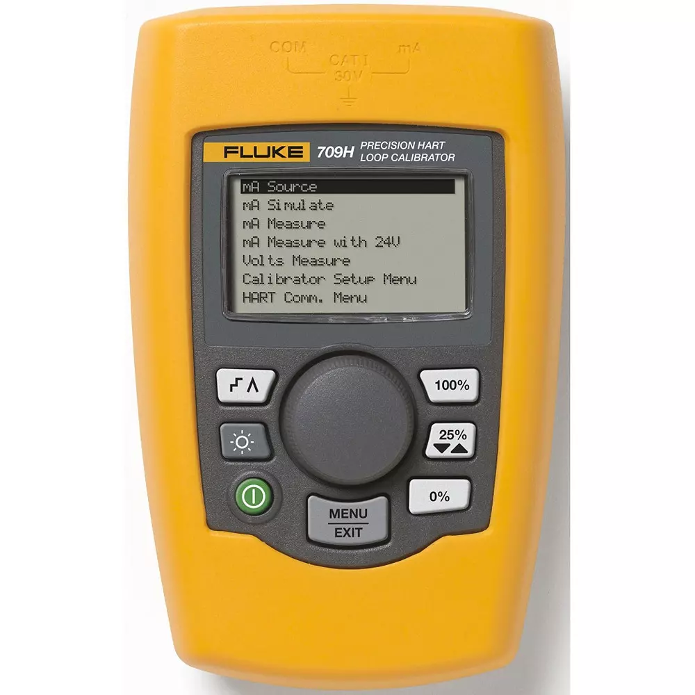 Fluke Loop Calibrator/Valve Tester 24 V loop power IP40 Dust/Water Protection 3 years Warranty Type, FLUKE-709H/TRACK