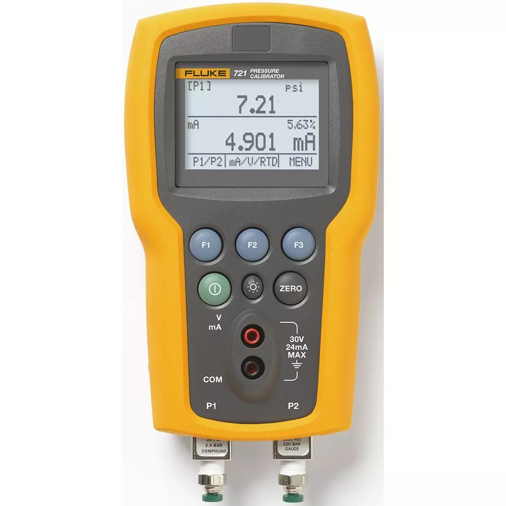 Fluke Pressure Calibrator [24 V loop power] DC 24 V [Measuring part conductor diameter] K type, FLUKE-721-3601