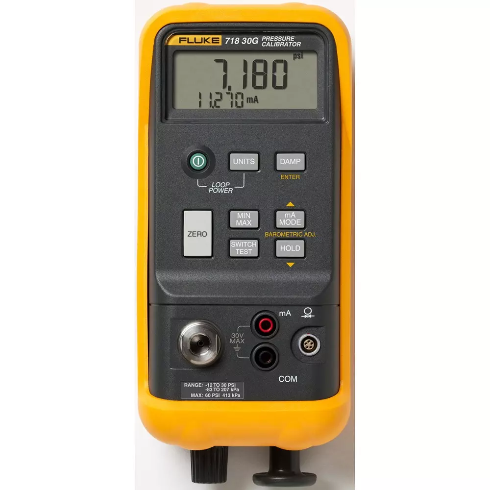 Fluke Pressure Calibrator (Medium) Dry air (Pressure) 0.035% of range Accuracy, L215