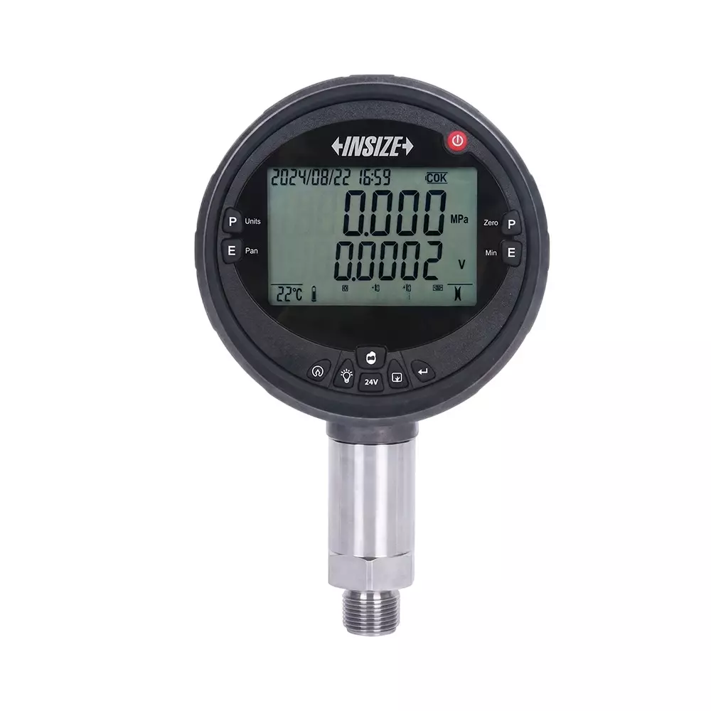 Insize Digital Pressure Calibrator (0-400) kPa /(0-4) bar Range G1/2 Connection 0.05 % FS Accuracy, 5240-G12Y04