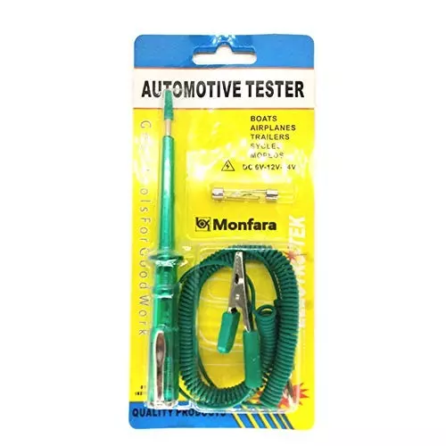 ATOZSHOP11 DIY Auto Vehicle Voltage Test Pen 6 V, 12 V, 24 V DC Gauge Light Lamp Detector Copper Tester