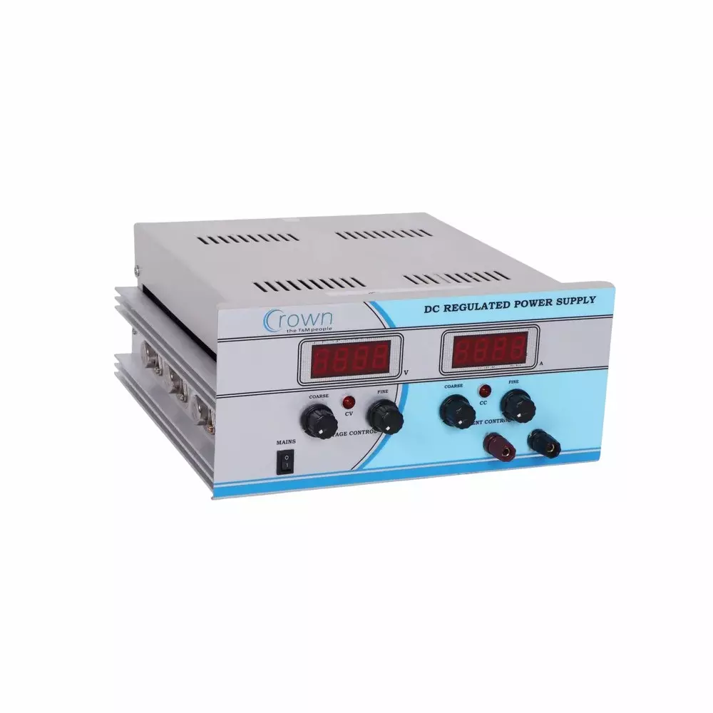 Crown Single Output DC Regulated Power Supply with Two Digital Meter - CES 500 Series