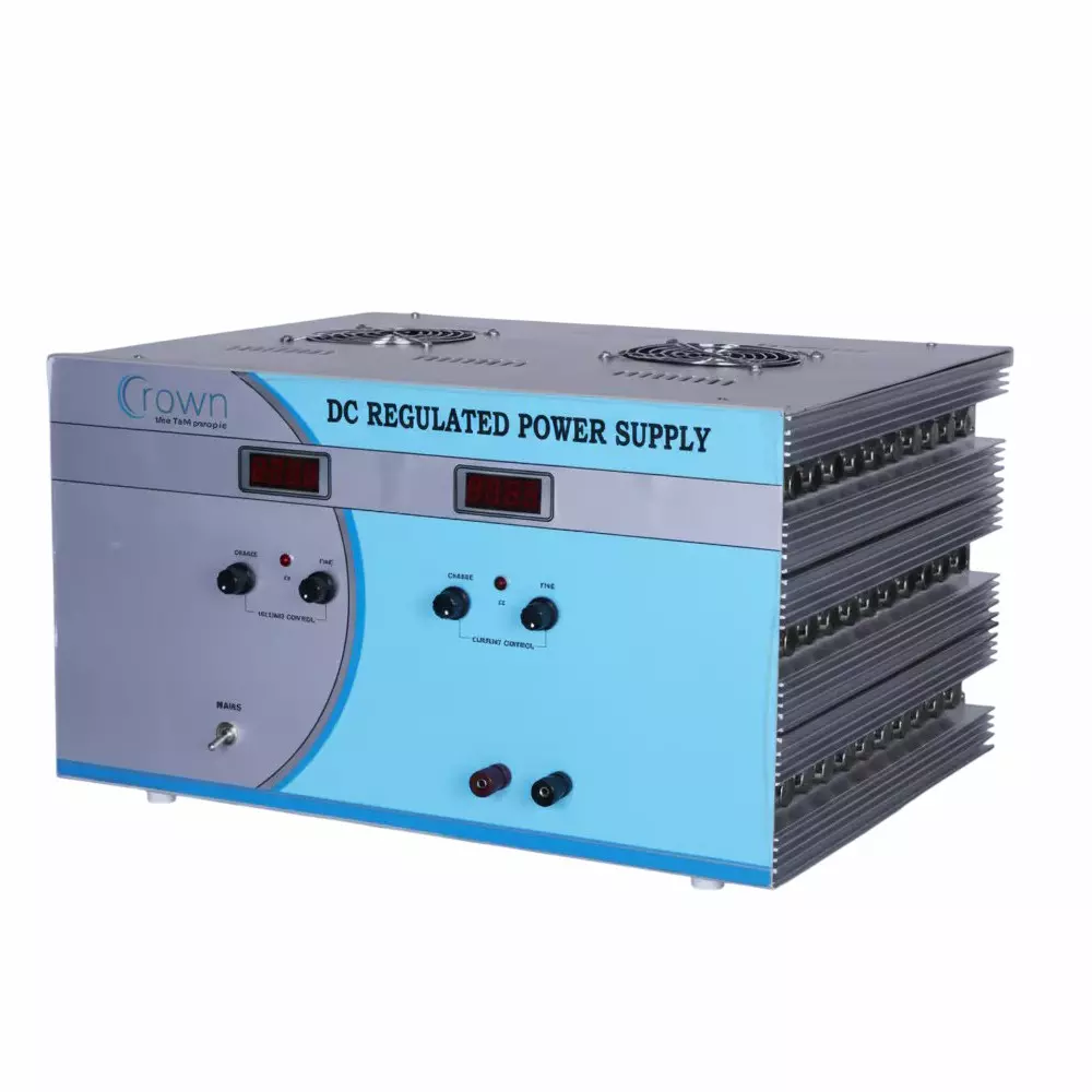 Crown 100 mA High Voltage DC Regulated Power Supply With Digital Meter 0-500 V, CES 720
