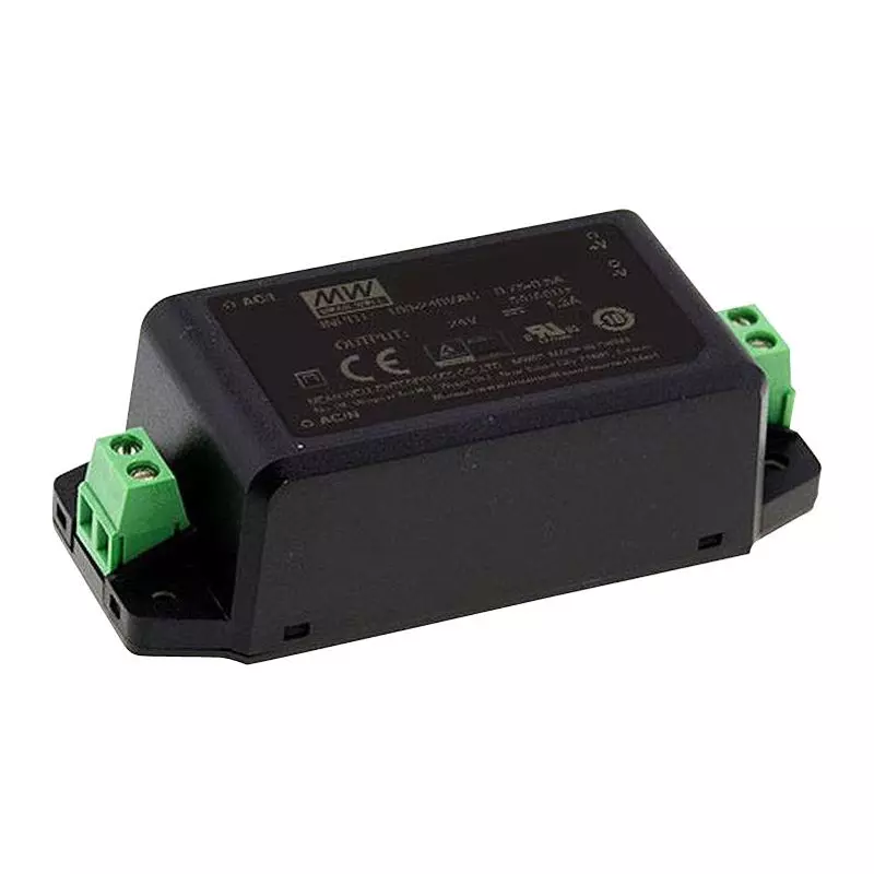 Mean Well Power Supply, AC-DC, 24V, 1.3A, MPM-30-24ST