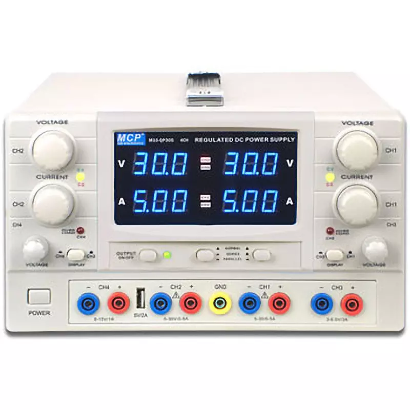 MCP Stabilized Power Supply 0 to 60 Output Voltage 0 to 6 Output Current, M10-QP303