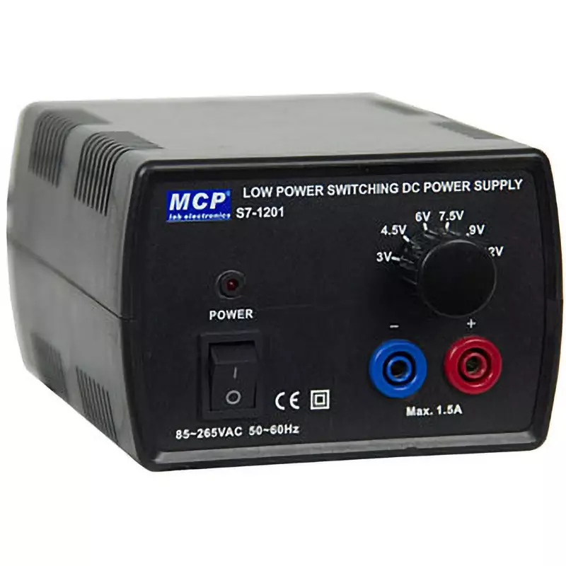 MCP Stabilized Power Supply 3, 4.5, 6, 7, 9, 12 Output Voltage 1.5 Output Current -18 Power, S7-1201