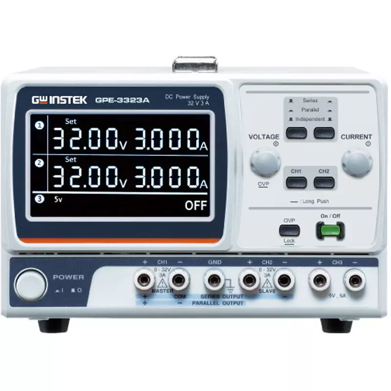GW Instek DC Regulated Power Supply 420/550 VA W Maximum Power Consumption, GPE-3323A