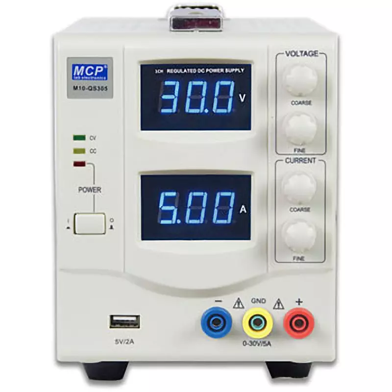 MCP Stabilized Power Supply 0 to 60 Output Voltage 0 to 3 Output Current -180 W Power, M10-QS603