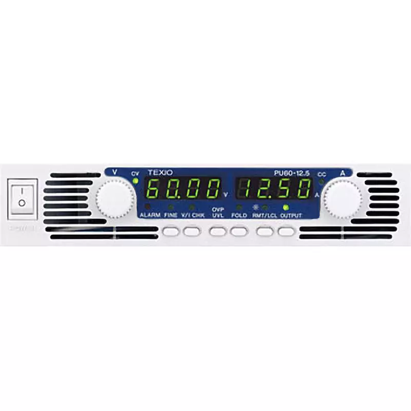 GW Instek DC Stabilized Power Supply 0 to 100 A Output Current 0 to 6 V Output Voltage, PU6-100