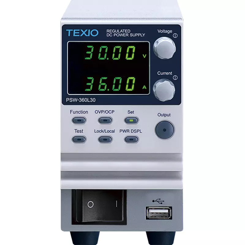 GW Instek DC Stabilized Power Supply 500.0 VA Power Consumption 360 W Rated Power 36 A Output Current, PSW-360L30A