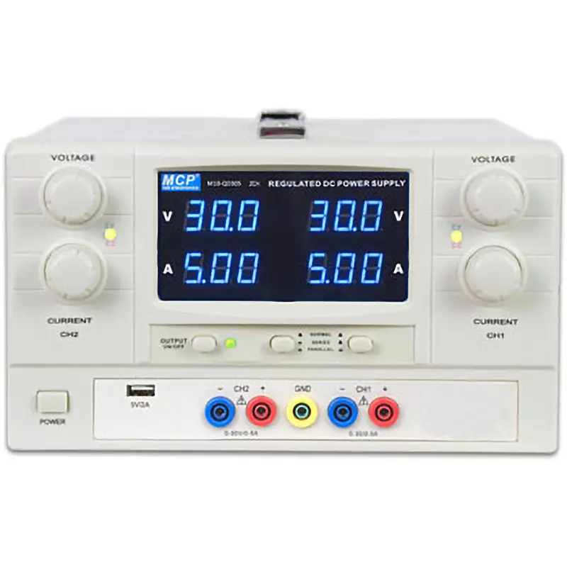 MCP Stabilized Power Supply 0 to 60 Output Voltage 0 to 10 Output Current, M10-QD305