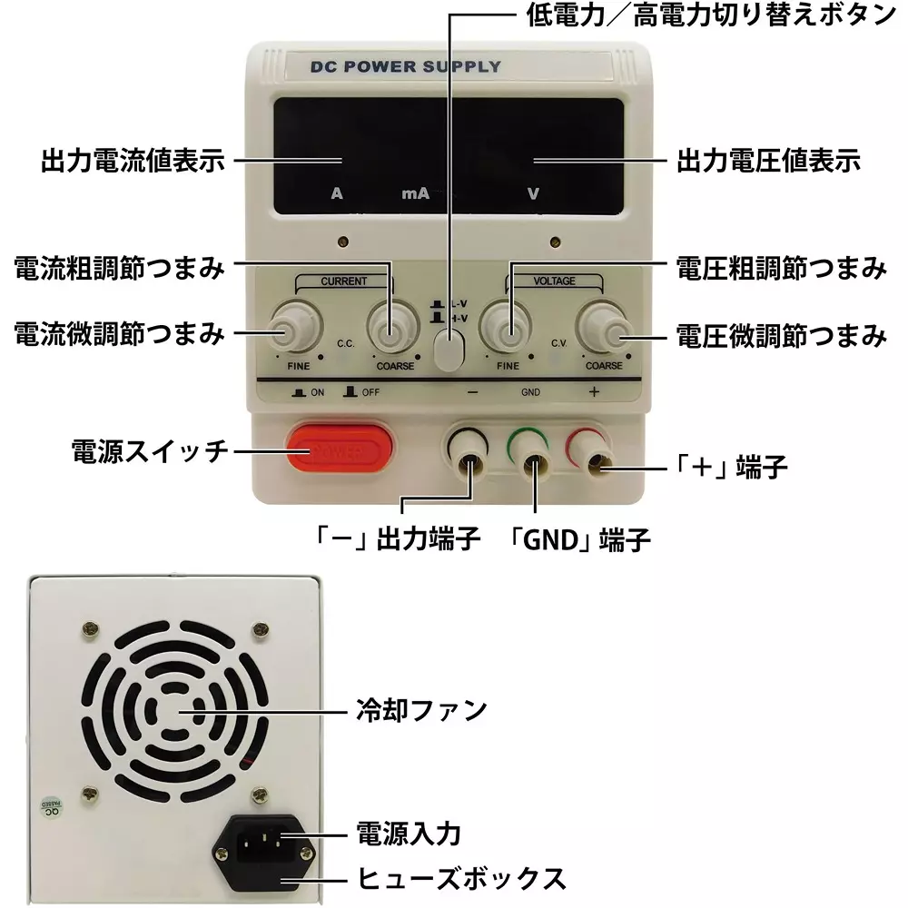 BROADWATCH Stabilized Power Supply 0 to 15 Output Voltage 2 Output Current, DCREG-1502