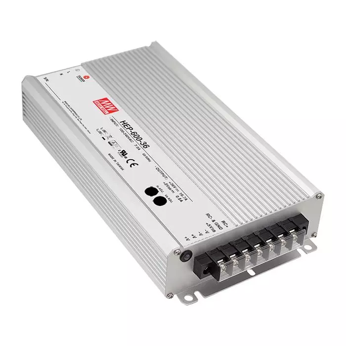 Mean Well Power Supply, AC-DC, 15V, 36A, HEP-600-15