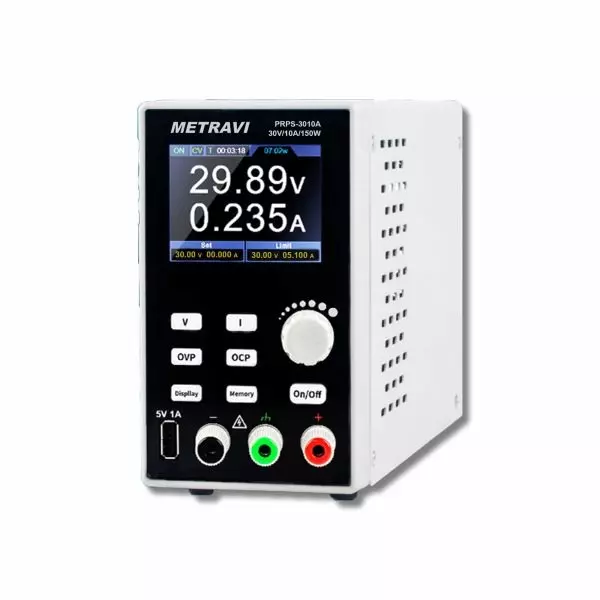 Metravi Programmable DC Regulated Power Supply 300 W Output Voltage 0-30 V Current 0-10 Amp, PRPS-3010A