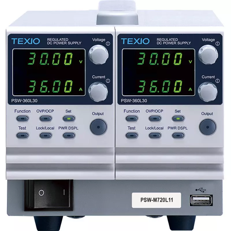 GW Instek DC Stabilized Power Supply 1000.0 VA Power Consumption 720 type, 2 outputs W Rated Power, PSW-M720H88