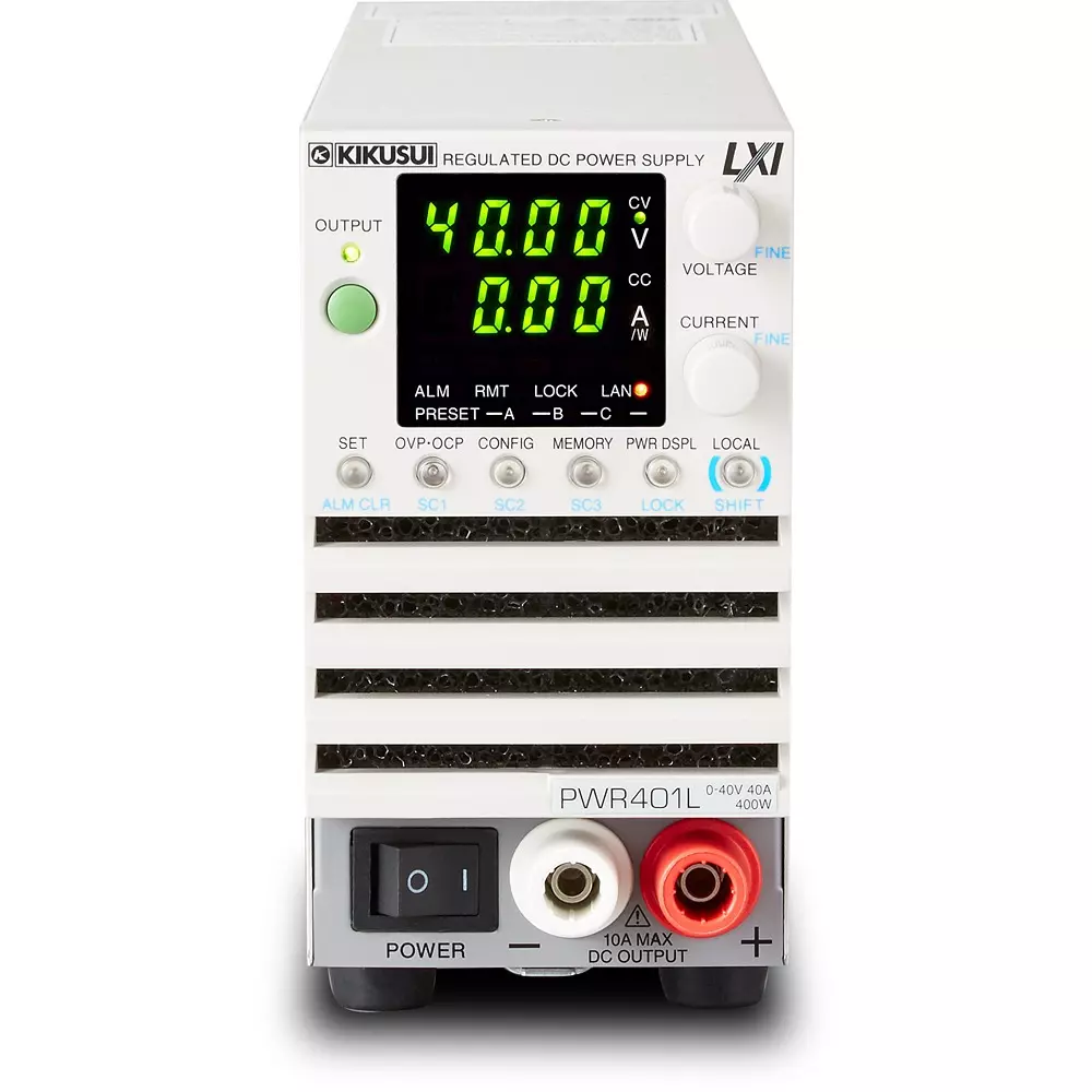 Kikusui Dc Power Supply 252 V/5.25 A (max) Setting Range 85 AC to 265 AC V Input Voltage Range, PWR401MH