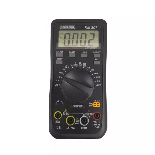 KUSAM-MECO 3-3/4 Digit 4000 Counts Digital Multimeter LCR Meter KM 307