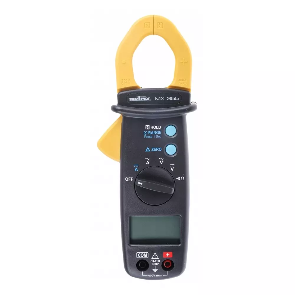 Metrix MX 355 Clamp Meter, 400A dc, Max Current 400A ac CAT III 600V, MX0355Z