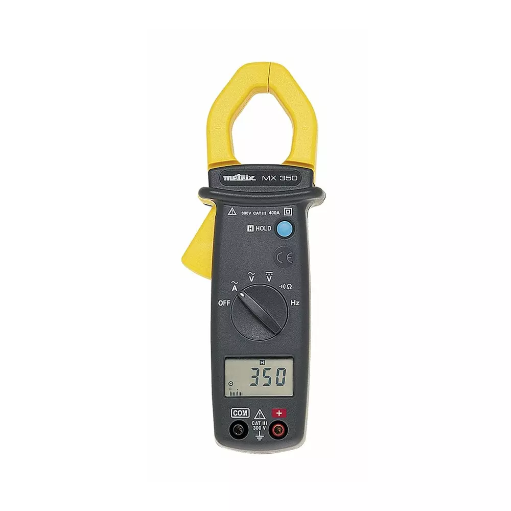Metrix Clamp Meter, Max Current 400A ac CAT III 600V With RS Calibration, MX0350-Z