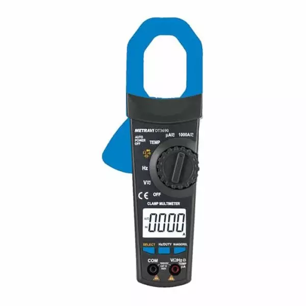 Metravi DT-3690 Digital AC/DC Clamp Meter 600 A 750 V