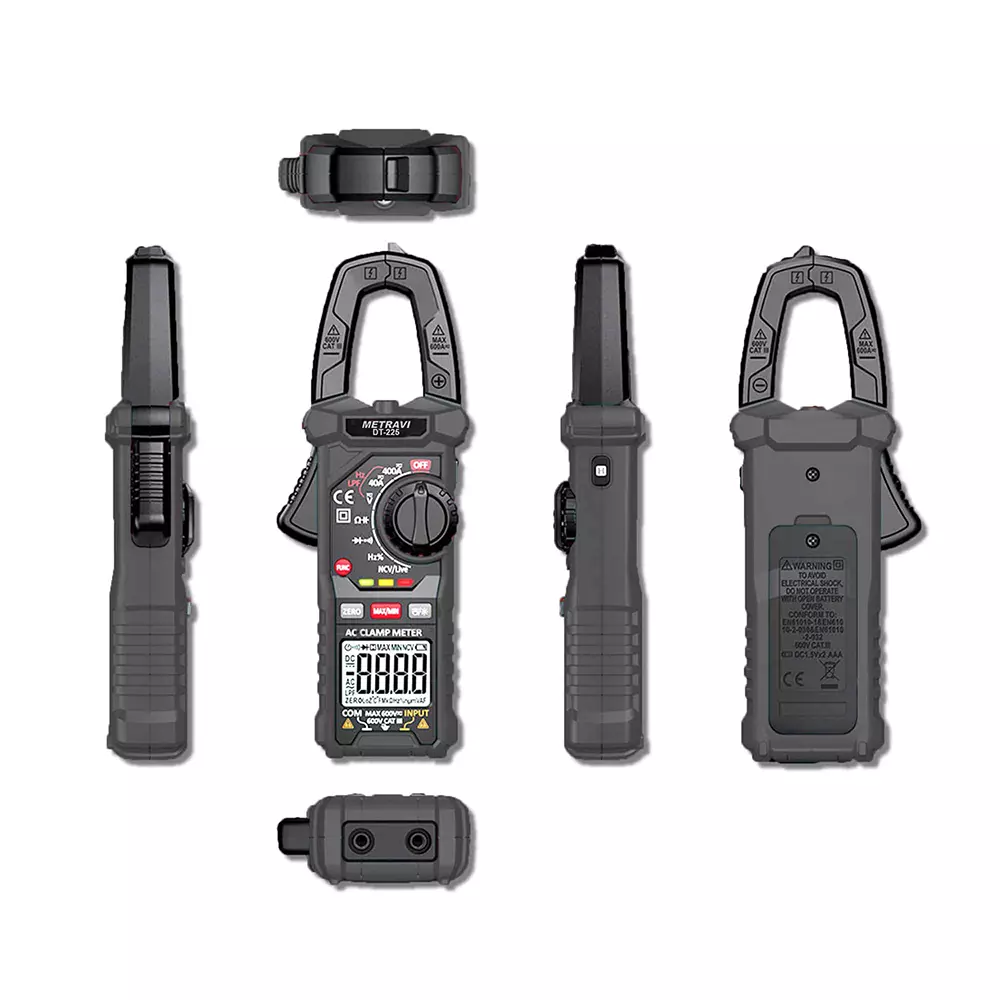 Metravi DT-225 Digital AC Clamp Meter 400 A 600 V