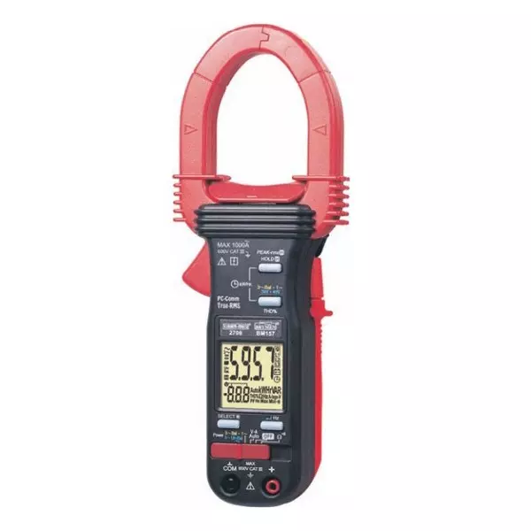 KUSAM-MECO 3 Phase True RMS Power Clamp On Meter With KWHR and Harmonics Measurement, KM 2709